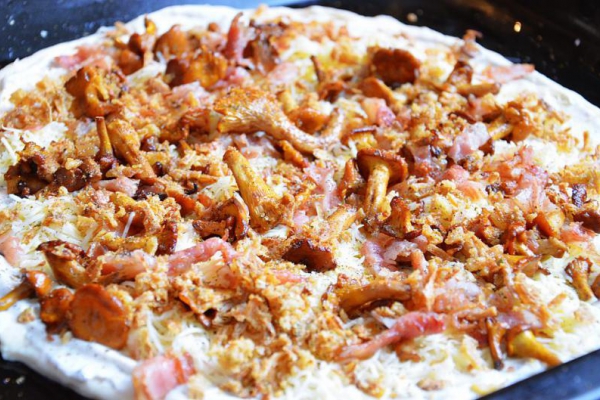 ,,Pizza z kurkami’’