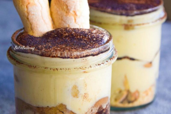 Tiramisu w słoiczku w lżejszej wersji
