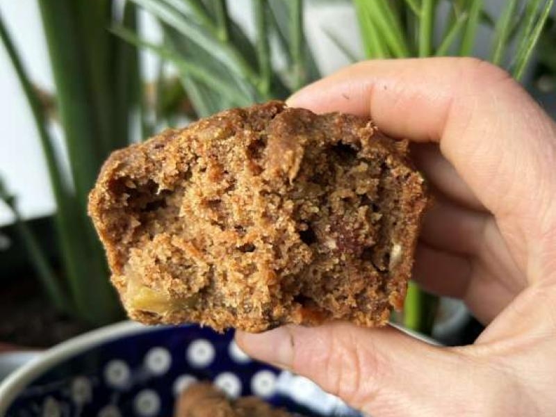 Najlepsze muffiny marchewkowe (wegańskie, bezglutenowe, bez cukru)