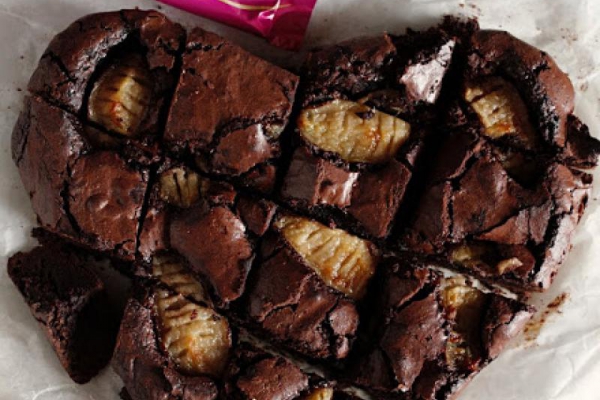 NAJLEPSZE BROWNIE Z GRUSZKAMI