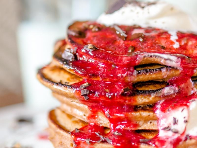 PANCAKES Z MĄKI KASZTANOWEJ