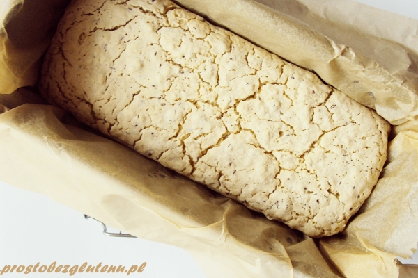 Chleb z mąką z sorgo i z nasionami płesznika  (bez glutenu)