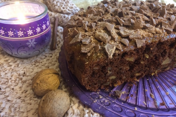 Ciasto czekoladowo- orzechowe z cynamonem (Karlsbadzki tort cynamonowy)