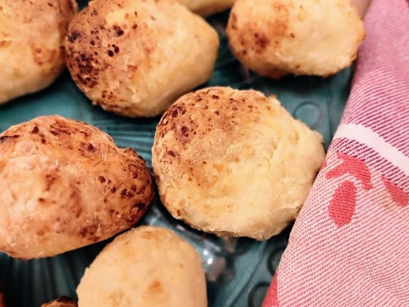 Małe pączki twarogowe z airfryera