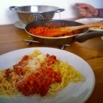 Spaghetti soczewicowe 