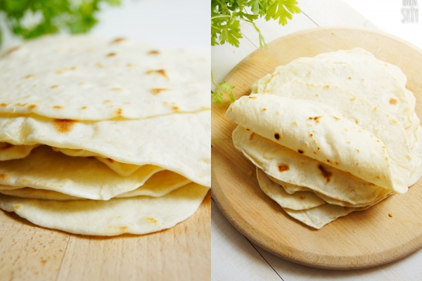 Domowe tortille pszenne (4 składniki)