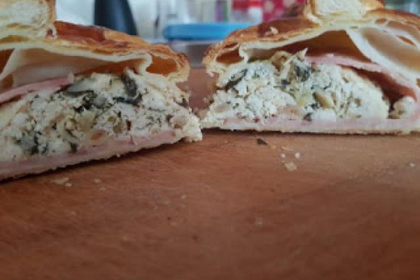 Paluchy z nadzieniem twarogowym