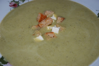 Zupa-krem brokułowa z serami