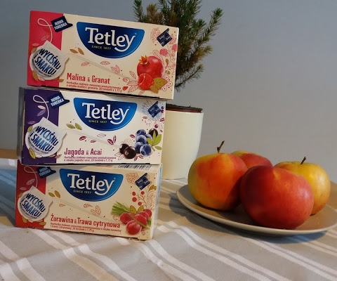 Tetley: Wyciśnij i Smakuj - recenzja nowych trzech smaków