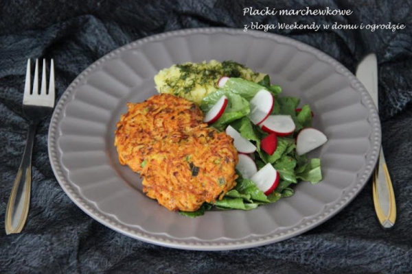 Placki marchewkowe