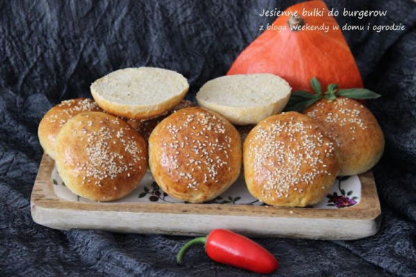 Jesienne bułki do burgerów