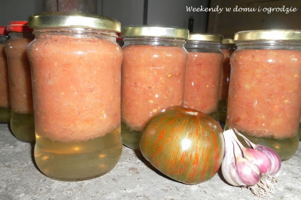Przecier z mieszanych pomidorów
