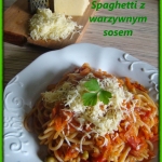 Spaghetti z warzywnym...