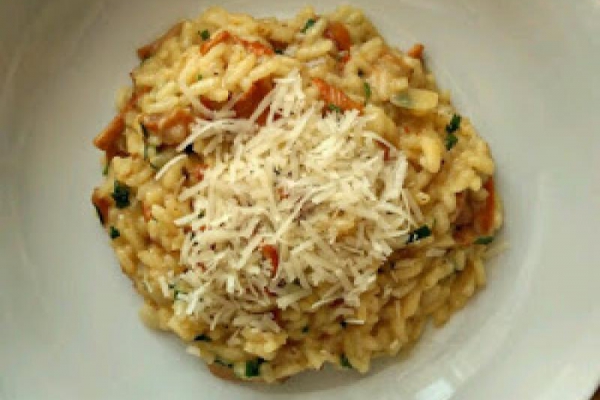 Risotto z kurkami