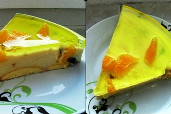 Ciasto kasza manna pomarańcza