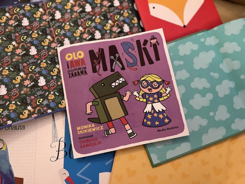 Olo i Awa. Logopedyczna zabawa. Maski – Monika Skikiewicz