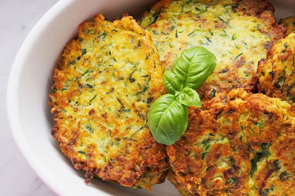 Placuszki z cukinii i tofu