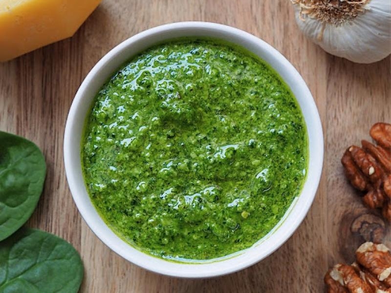 Pesto ze szpinaku