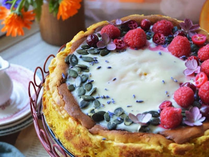 Najlepszy sernik dyniowy na 10 urodziny bloga