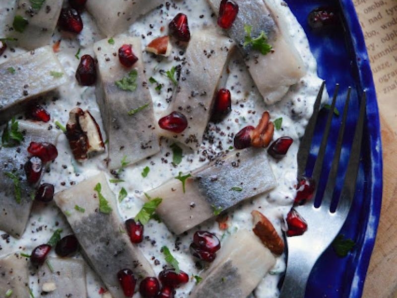 Ulubione śledzie Gwiazdora - z makiem