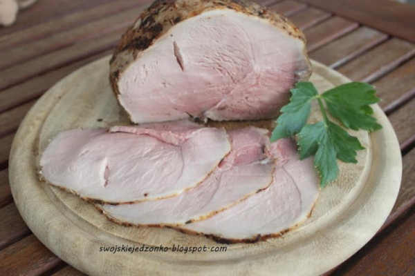 Szynka pieczona w niskiej temperaturze-na kanapki