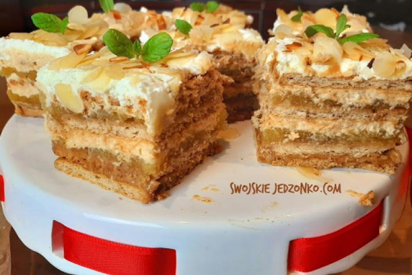 Krówka jabłkowa bez pieczenia