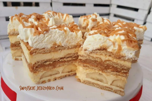 Ciasto Banatoffee bez pieczenia
