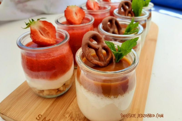 Mini deserki w dwóch smakach