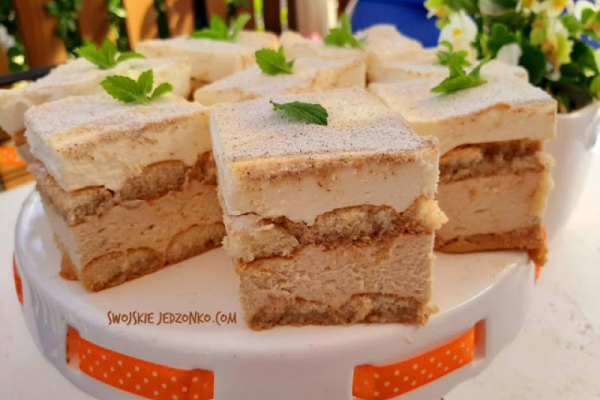 Szybkie ciasto cappuccino bez pieczenia