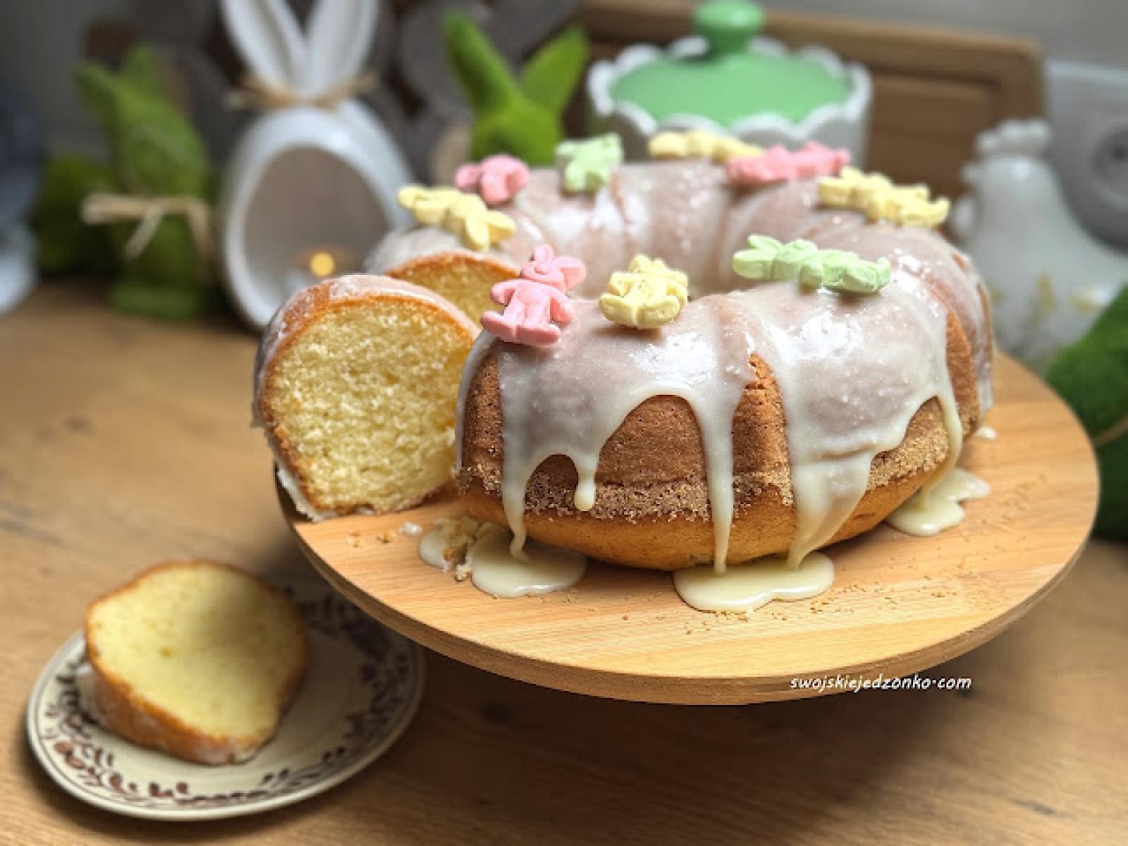 Mleczna babka - z mlekiem skondensowanym