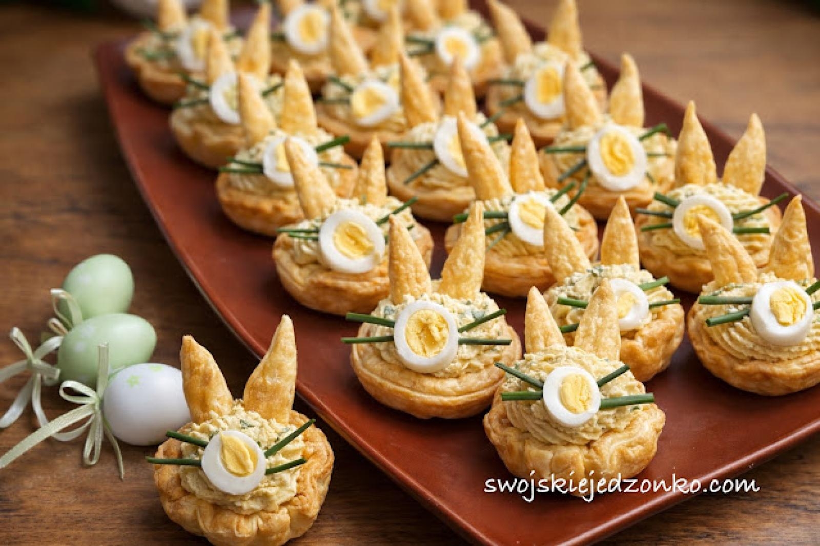 Zajączki z jajeczną pastą