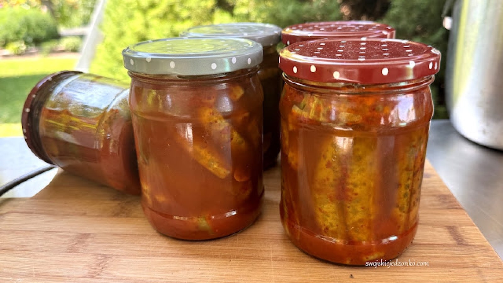 Krokodylki - ogórki z chilli