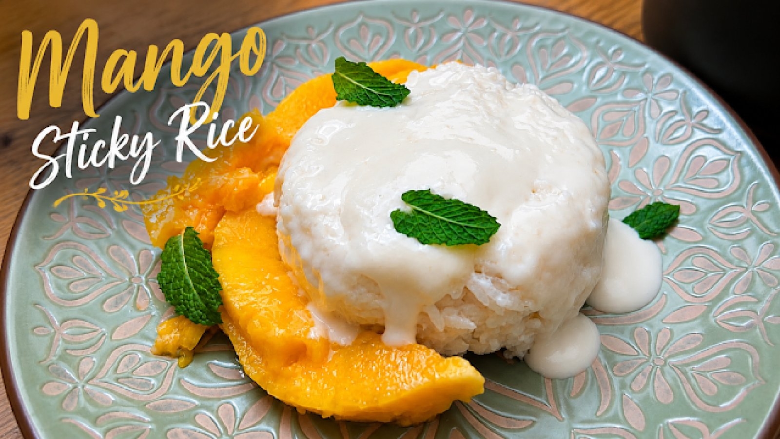 Mango sticky rice - tajski ryż na mleku