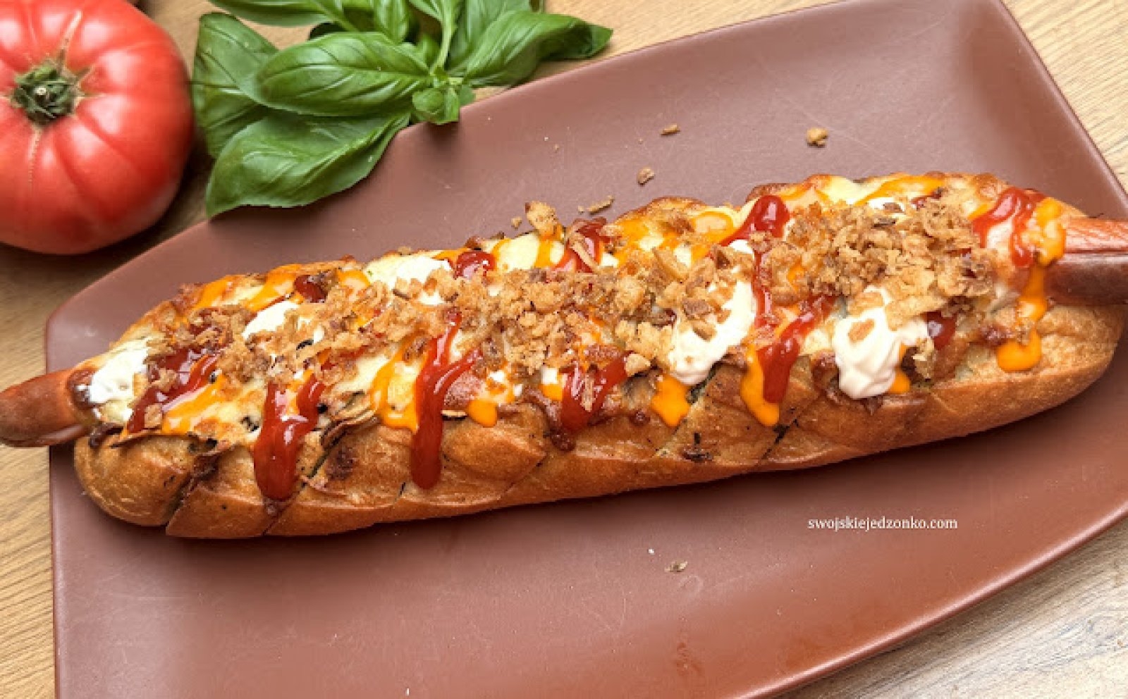Czosndogi -zapiekanka i hot dog w jednym