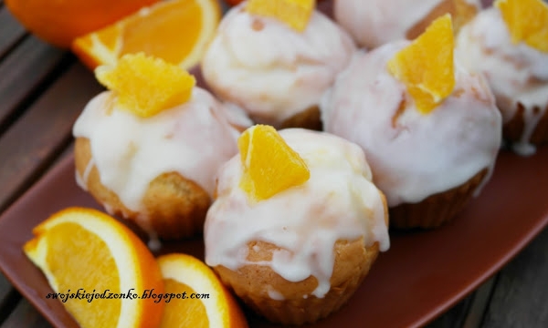 Muffinki waniliowo-pomarańczowe