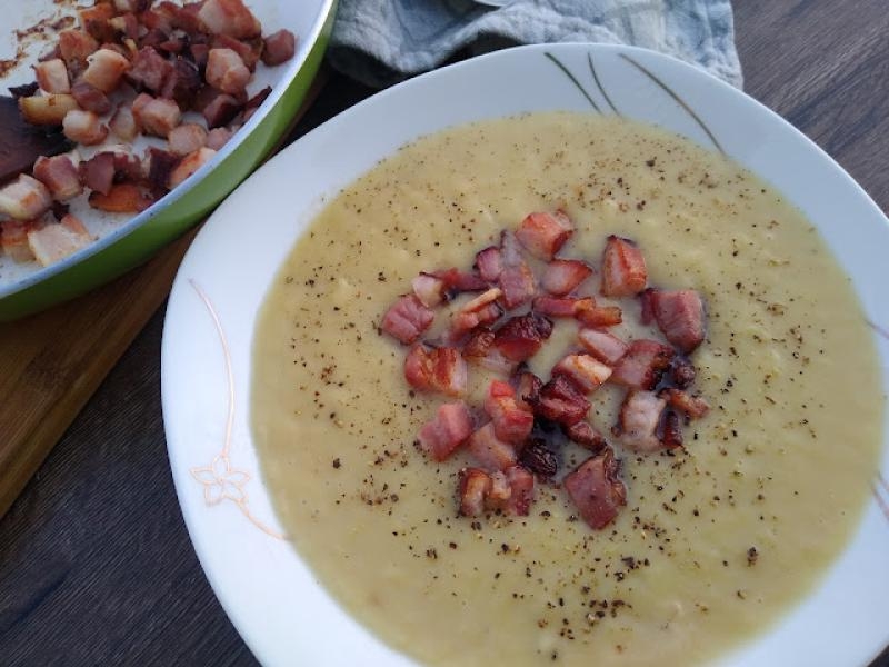 Zupa krem z pora i ziemniaków