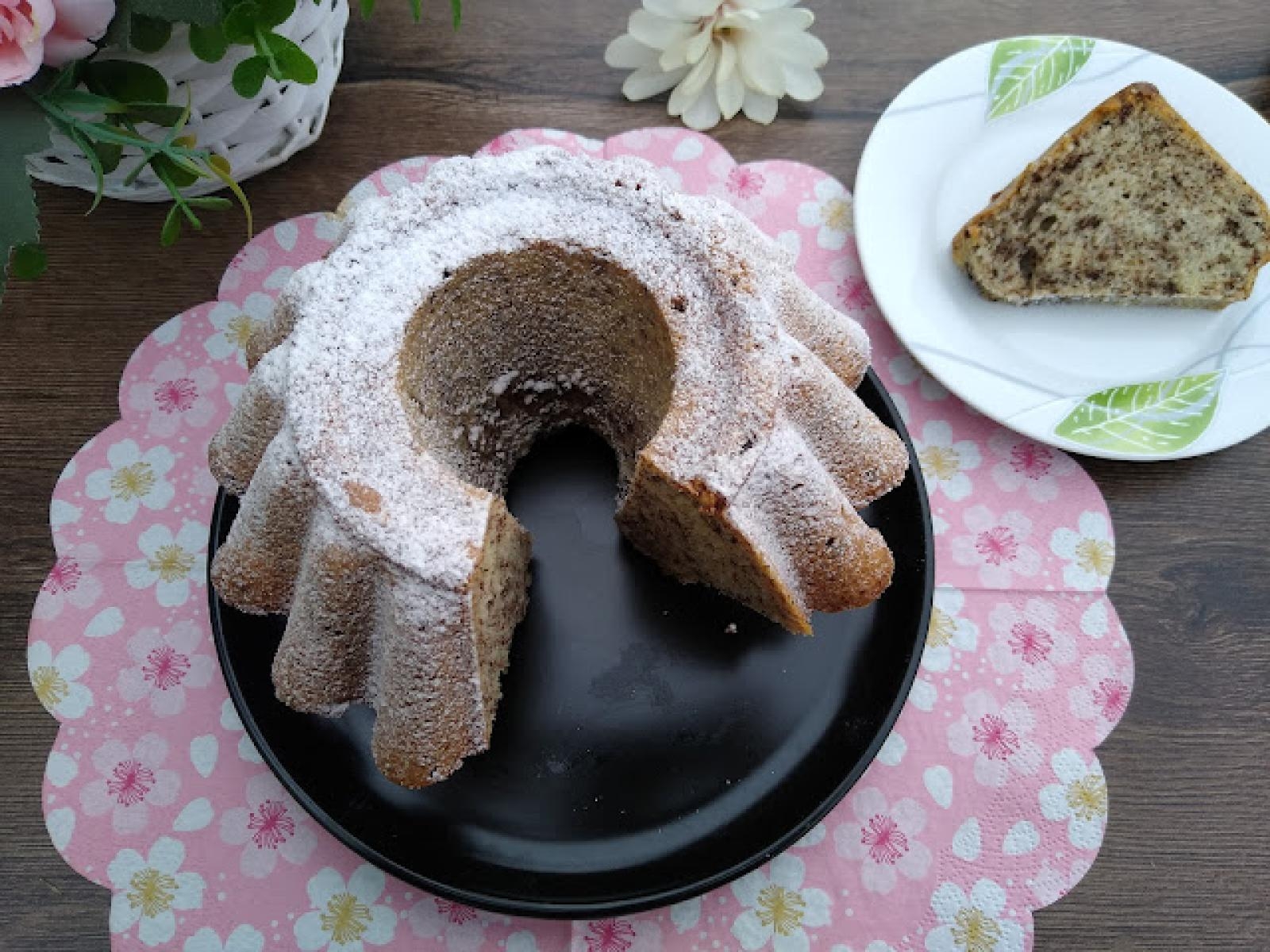 Babka śmietankowa z czekoladą