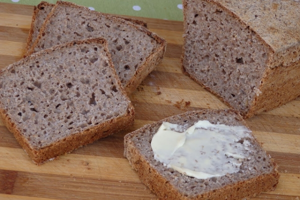 Chleb pszenno-gryczany na zakwasie