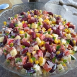 Sałatka z kabanosami