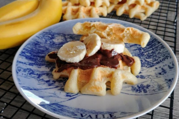 Gofry bananowe
