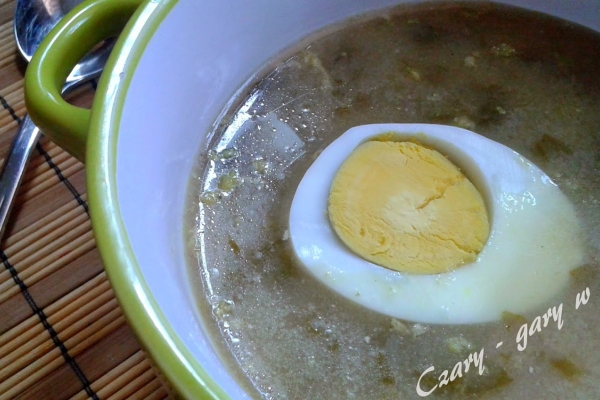 Zupa szczawiowa (najprostsza)