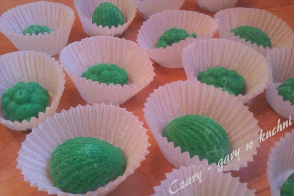 Zielone miętowe czekoladki