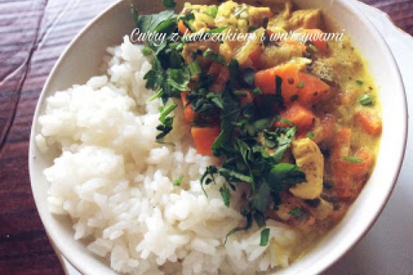 Curry z kurczakiem i warzywami
