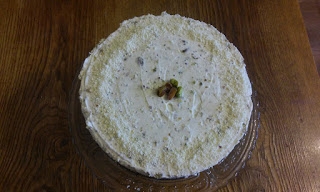 Ciasto z pistacjami i białą czekoladą