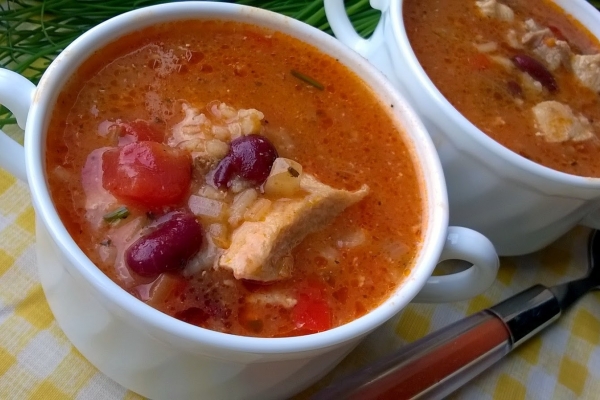 marokańska zupa z kurczakiem
