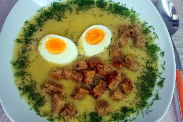 zupa-krem z kalarepy i cukinii