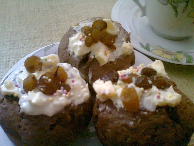 muffinki czekoladowo- bananowe