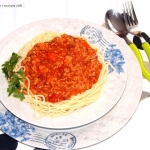 Spaghetti z indykiem.