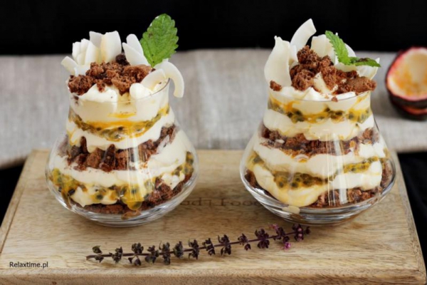 Najprostszy deser – maracuja kokos trifle