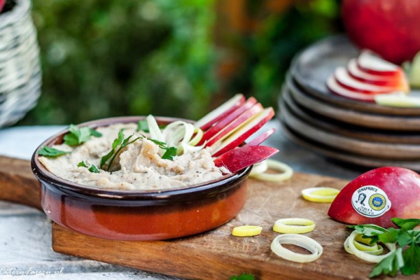 Pasta z białej fasoli i pora